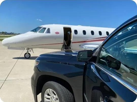 Transfer para aviação executiva